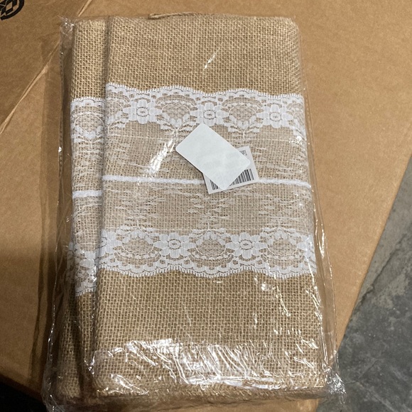 Dining Burlap And Lace Table Runners Poshmark
